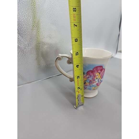 Disney Alice in Wonderland Cheshire Cat Ceramic 4 Piece Tea Set Cups Pot Vintage - Picture 3 of 16